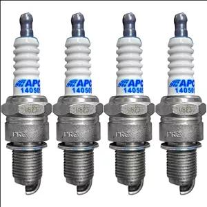 شمع خودرو آپکو مدل کاربراتور پایه کوتاه مناسب برای پراید بسته ۴ عددی