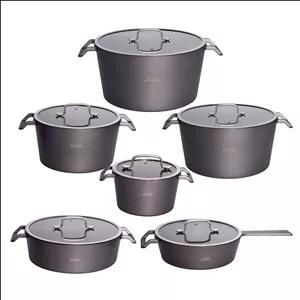 سرویس قابلمه و تابه گرانیتی 12پارچه اس جی طرح B