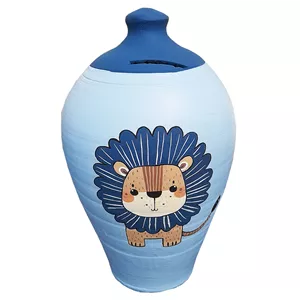 قلک سفالی طرح شیر کد RO 24