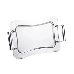 سینی دسته دار نگین مدل آلفا A1S کد ۷۰۰۶۷ سایز 45x27 سانتی متر