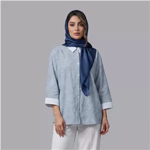 شومیز آستین بلند یقه برگردان زنانه ایکس ساید مدل S530946Z8