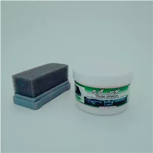 واکس براق کننده کفش توس مدل TS60-OG به همراه ابر تمیز کننده