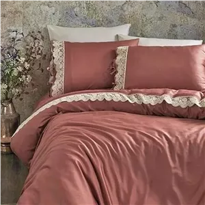 سرویس ملحفه 2 نفر 6 تکه اکوکاتن مدل توگسن کینگ سایز