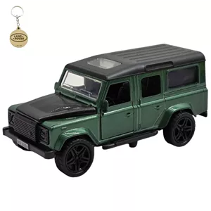 ماکت ماشین ناب سل مدل لندروور فلزی موزیکال چراغدار Land Rover به همراه جاسوییچی 