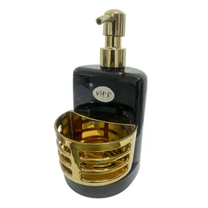 مخزن مایع ظرفشویی مدل ماهور ماربل طرح گلد