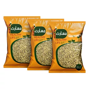 عدس درشت مهارت - 600 گرم بسته 3 عددی