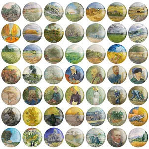 مگنت خندالو مدل نقاشی های ونسان ونگوگ کد 169 مجموعه 49 عددی