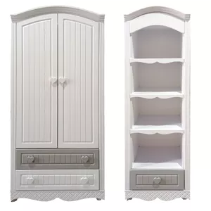 کمد لباس کودک مدل 90-60 کرال کد siv.0013 مجموعه 2 عددی