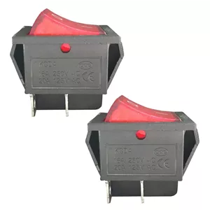 کلید تک پل مدل راکر KCD4 بسته 2 عددی
