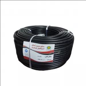 کابل برق افشان 3 در 6 سیم و کابل ابوالفضل مدل ABC016
