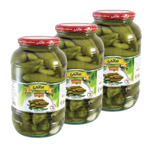 خیارشور سرکه ای صالحی - 1300 گرم مجموعه 3 عددی