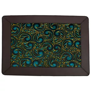 پادری مدل نیلوفر آبی سایز 70x50 سانتی متر