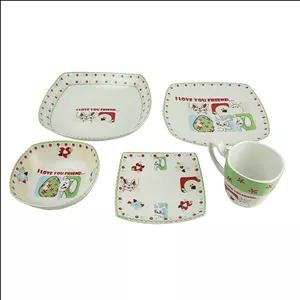 سرویس غذاخوری 5 پارچه کودک ایی پی ام مدل خرگوش خندان