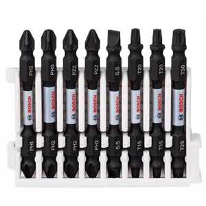 سری پیچ گوشتی شارژی بوش مدل فوق حرفه ای TORSION ZONE Professional کد 344-522-608-2 مجموعه 8 عددی