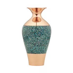 گلدان فیروزه کوبی مدل مرغی کد 20