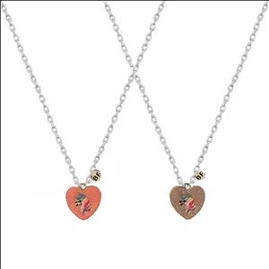 گردنبند دخترانه مدل بهترین دوست طرح یونیکورن کد 4127 مجموعه 2 عددی