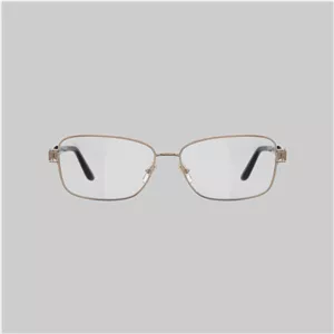 فریم عینک طبی مستطیلی زنانه ورساچه مدل 0VE1229B-1252 مناسب برای صورت بیضی، گرد