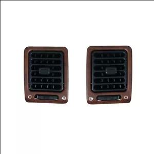 دریچه هواکش کولر و بخاری خودرو آراکس یدک مدل AY-5309 طرح چوب مناسب برای پژو 405 بسته 2 عددی