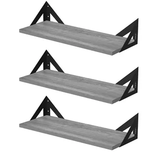 شلف دیواری دینیال مدل مثلثی کد DN4015 مجموعه سه عددی