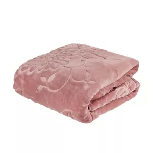 پتو 2 نفره نساجی لاله مهرگان مدل زنبق سایز 230x210 سانتی‌متر