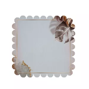 رومیزی طرح برگ کد 8507B