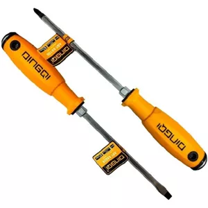 پیچ گوشتی دوسو و چهارسو دینگشی کد D-6150 بسته 2 عددی