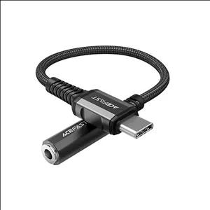 کابل تبدیل USB-C به جک 3.5 میلی متری ایس فست مدل C1-07 طول 0.18 متر