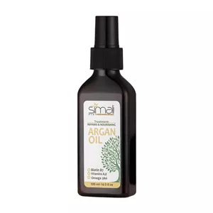روغن آرگان ترمیم کننده سیمالی استار مدل Anti Frizz مناسب برای موهای خشک و آسیب دیده حجم 100 میلی لیتر