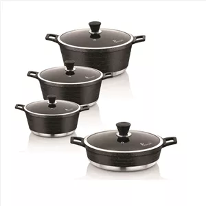 سرویس قابلمه و تابه گرانیتی 8 پارچه نیولایف مدل AFRA-6308