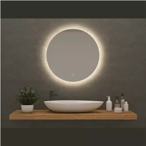 آینه لمسی سایا کابینت مدل گرد 