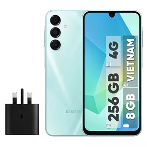 گوشی موبایل سامسونگ مدل Galaxy A16 4G دو سیم کارت ظرفیت 256 گیگابایت و رم 8 گیگابایت - ویتنام - به همراه شارژر 25 وات سامسونگ