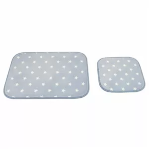 پادری مادام کوکو مدل Felisite Starry Mavi سایز 80x50 سانتی‌متر مناسب برای فضای داخلی مجموعه دو عددی