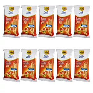 ویفر لوله ای با طعم پرتقال بنیس - 24 گرم بسته 10 عددی
