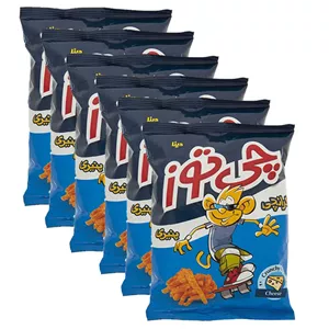  اسنک کرانچی پنیری چی توز - 95 گرم بسته 6 عددی 