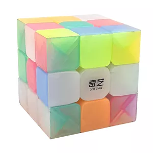  مکعب روبیک کای وای مدل ژله ای شفاف 3 طرح Warrior S