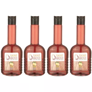 براق کننده و پولیش واکس چوب شاین مدل A.777 حجم 250 میلی لیتر بسته 4 عددی