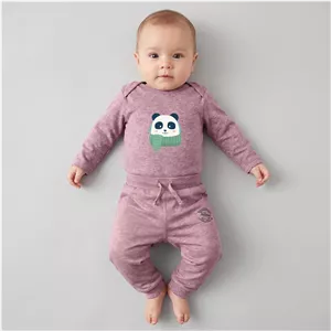 ست بادی و شلوار نوزادی نیل کوک مدل Happy Panda