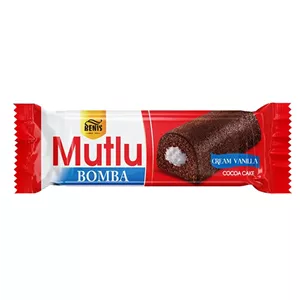 کیک براونی مغز دار وانیلی بنیس - 50 گرم بسته 12 عددی