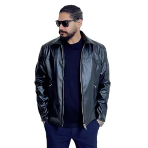 کاپشن مردانه مدل چرم