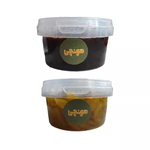 مربا آلبالو و گلابی مونچی - ۹۰۰ گرم مجموعه ۲ عددی 