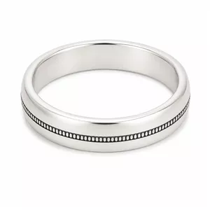 انگشتر نقره مردانه طرح حلقه مدل RS-X60 