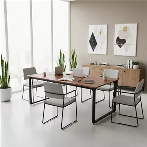 میز جلسه دیزم مدل مونتاژی TLD_asm_150×90 سایز 150×90 سانتی متر