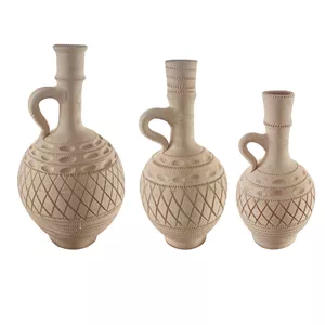 کوزه سفالی مدل عربی بسته 3 عددی