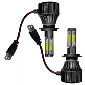 هدلایت نور پایین و مه شکن چراغ جلو خودرو تک حالته فورس مدل ۴ طرفه یخی کد CUB پایه H7 مناسب برای اطلس و سهند بسته ۲ عددی