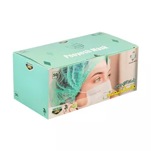 ماسک تنفسی پویش مدل 3 لایه بسته 50 عددی