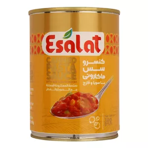 کنسرو سس ماکارونی با سویا و قارچ اصالت - 380 گرم