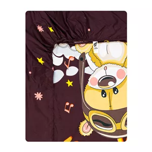 ملحفه میکرو کودک آدنو مدل Little bear کد MC12 سایز 70x135 سانتی متر