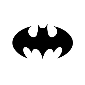 مگنت طرح لوگو بتمن شوالیه تاریکی مدل A1100