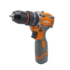 دریل چکشی شارژی براشلس سه نظام 10 میلی متری 16/8 ولت مکث اچ ام تی مدل DB2 مجوعه 5 عددی