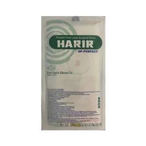 دستکش جراحی لاتکس استریل حریر مدل 01 سایز 7 بسته 400 عددی